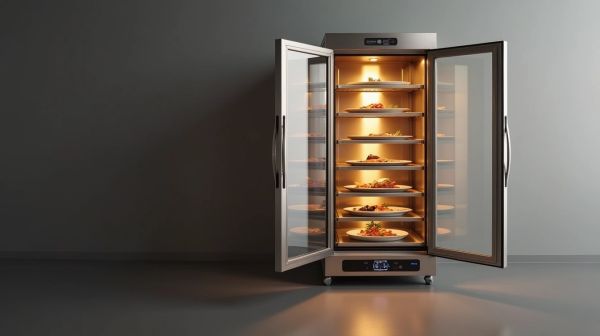 Vitrine chauffante verticale : une solution innovante pour conserver vos plats chauds